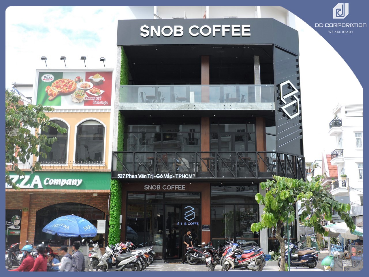 công trình quán cafe snob coffee phan văn trị